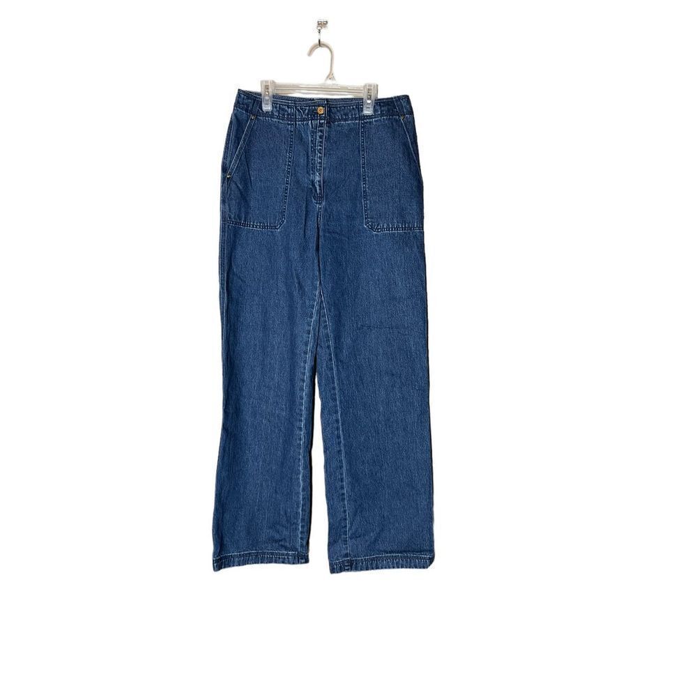 Vintage Lauren Jeans Co By Ralph Lauren High‎ Waisted Wide Leg Jeans Size 8